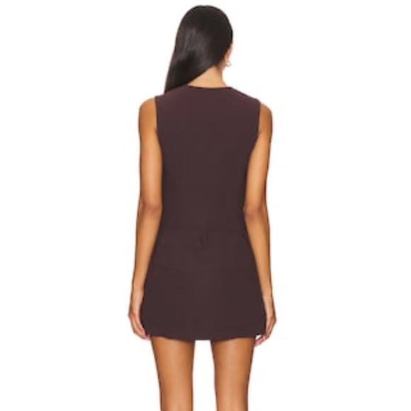 Amanda Uprichard Tori Dress in Cocoa - Picture 2 of 7